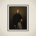 Jonkheer Jacobus Salomon Hendrik van de Poll (1837-80). Wethouder van Velzen framed