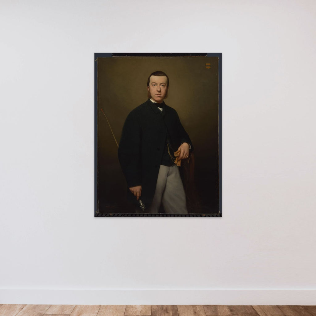 Jonkheer Jacobus Salomon Hendrik van de Poll (1837-80). Wethouder van Velzen unframed — shown to scale