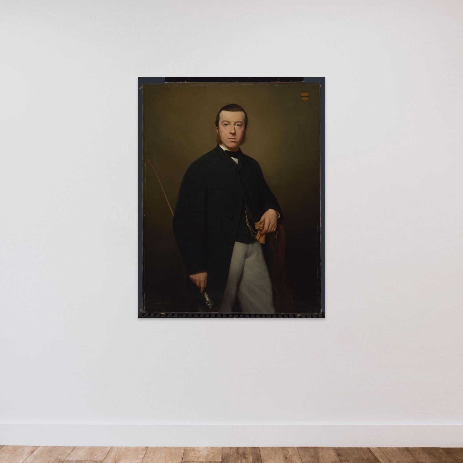 Jonkheer Jacobus Salomon Hendrik van de Poll (1837-80). Wethouder van Velzen unframed — shown to scale