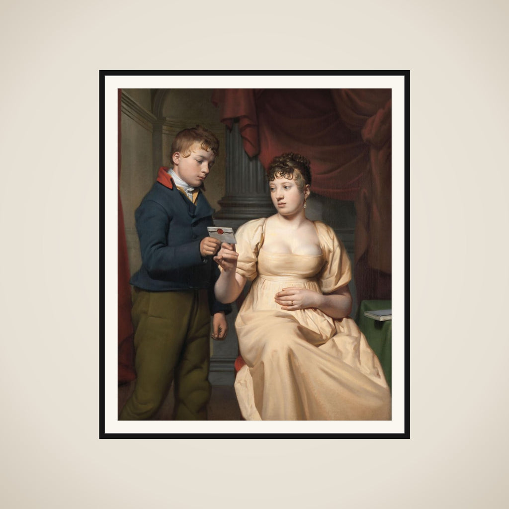 The Love Letter framed