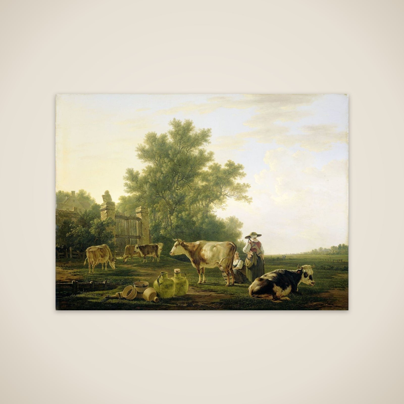 Milking Time unframed print