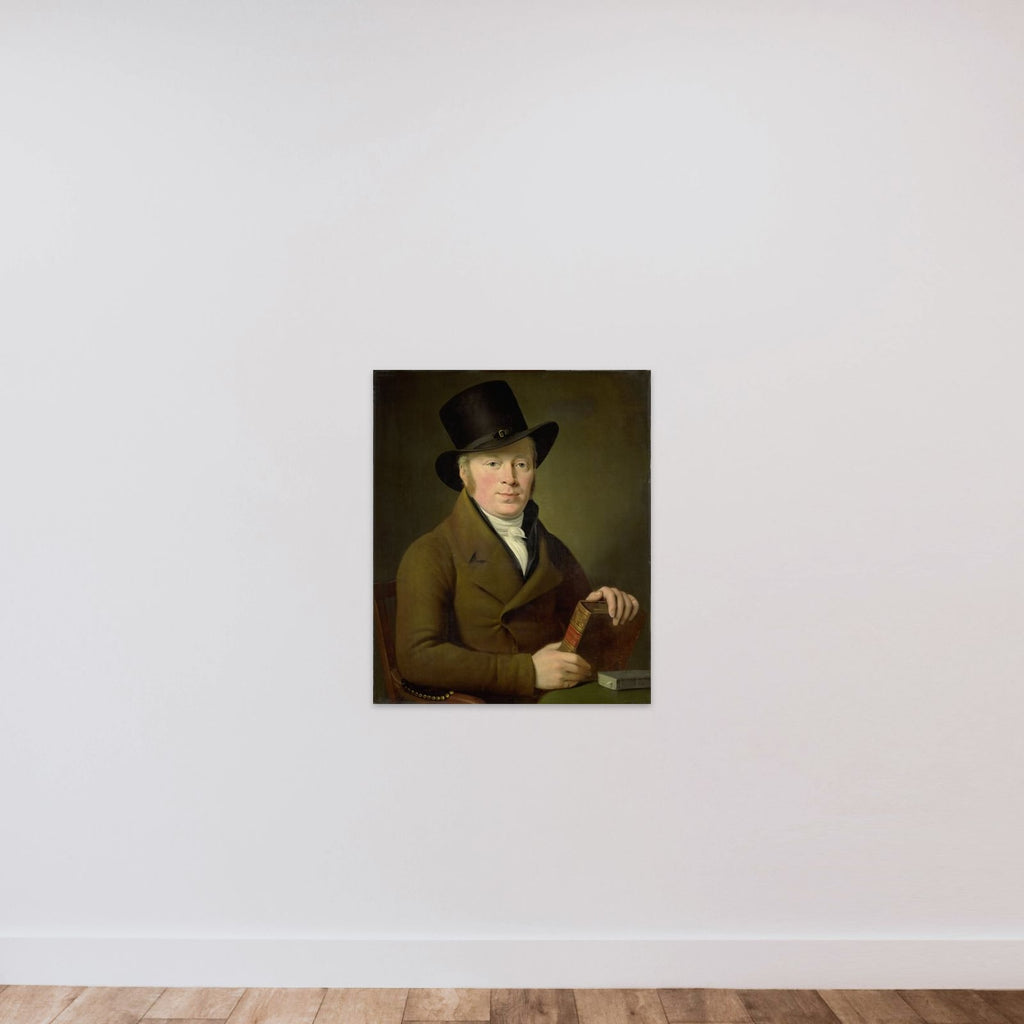 Barend Klijn Barendsz (1774-1829), Poet unframed — shown to scale