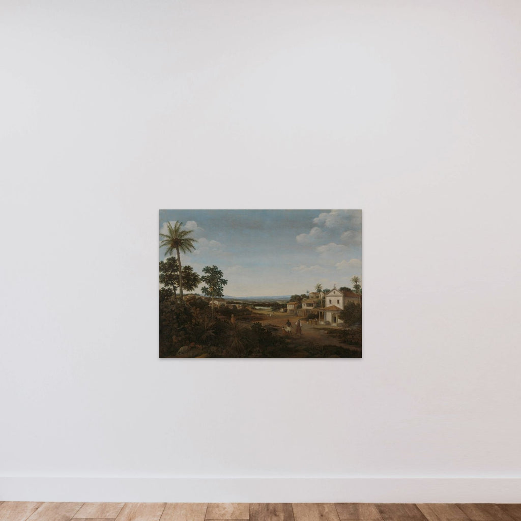 Landscape in Dutch Brazil unframed — shown to scale