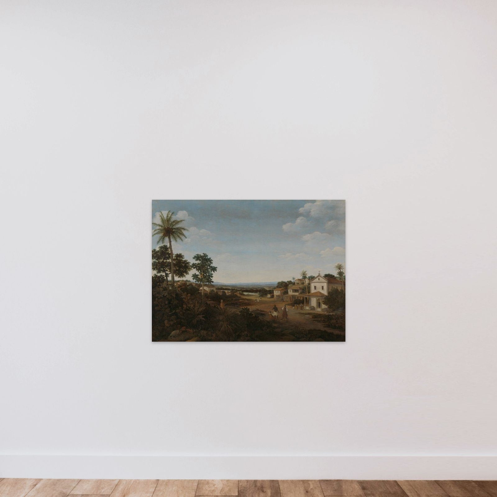 Landscape in Dutch Brazil unframed — shown to scale