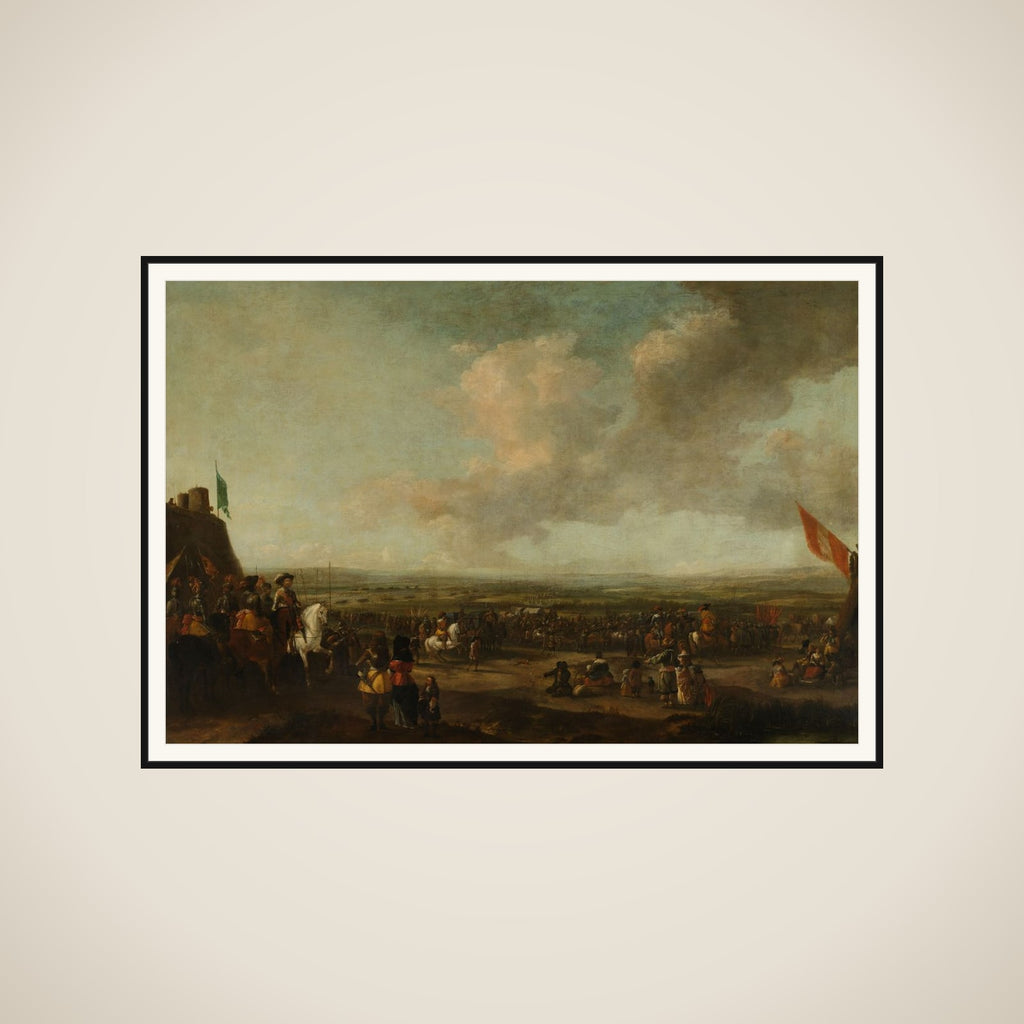 Frederick Henry at the Surrender of Maastricht, 22 August 1632 framed