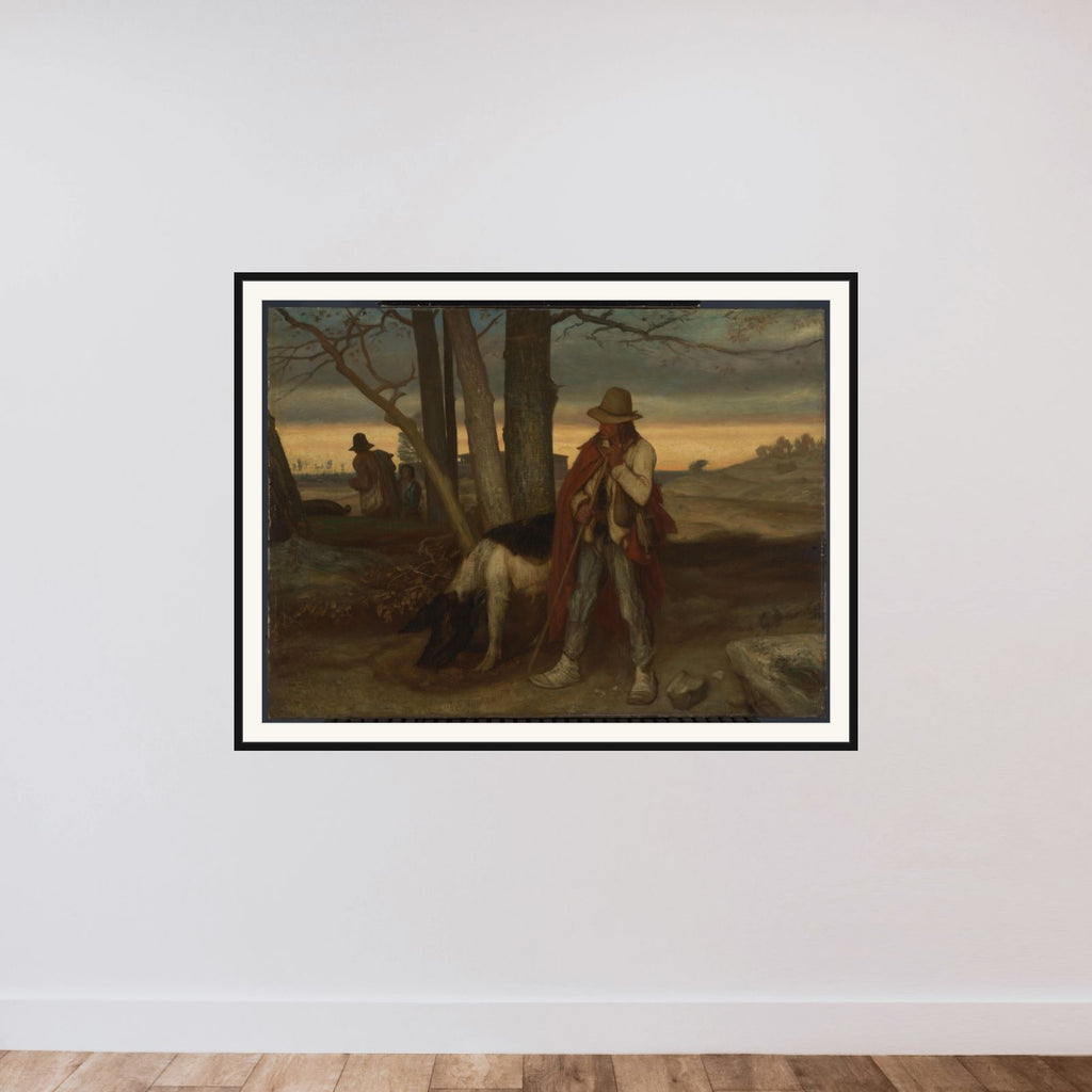 Searching for Truffles framed — shown to scale
