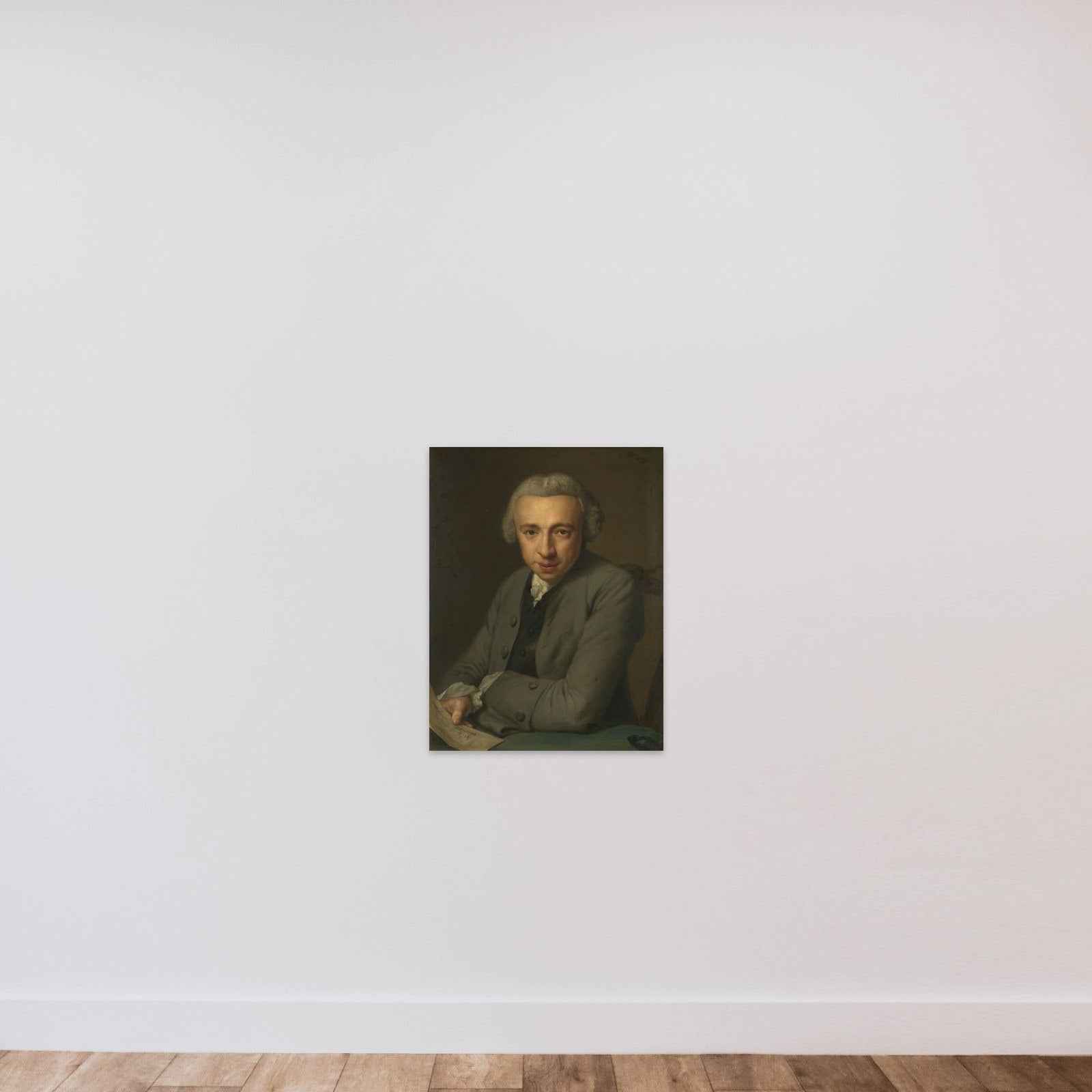 Portrait of Louis Métayer Phz., Goldsmith and Art Collector unframed — shown to scale
