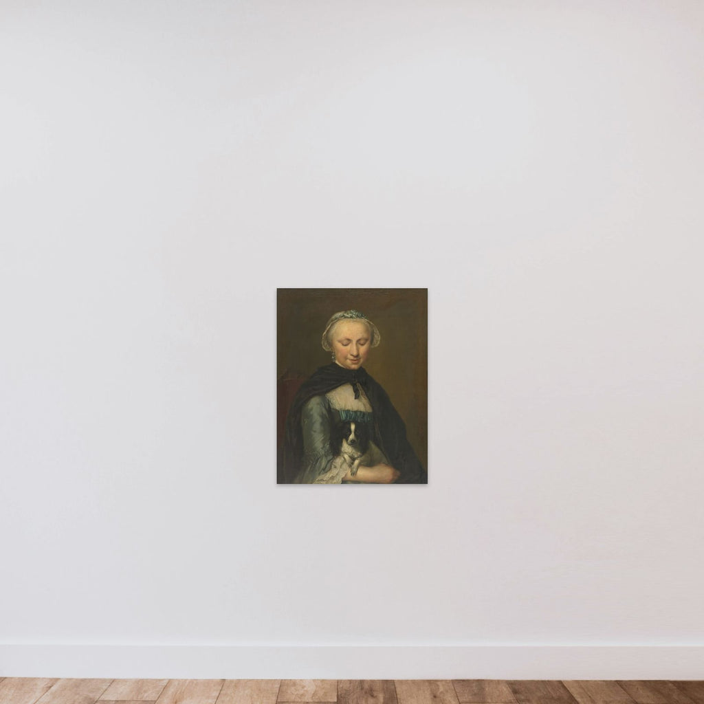 Portrait of Antoinette Métayer, Oldest Sister of Louis Métayer unframed — shown to scale