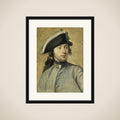 Portrait of Ludolf Backhuysen II, Painter and Dragoon, Grandson of the Marine Painter Ludolf Backhuysen I framed