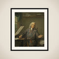 Portrait of the Engraver Jan Caspar Philips framed
