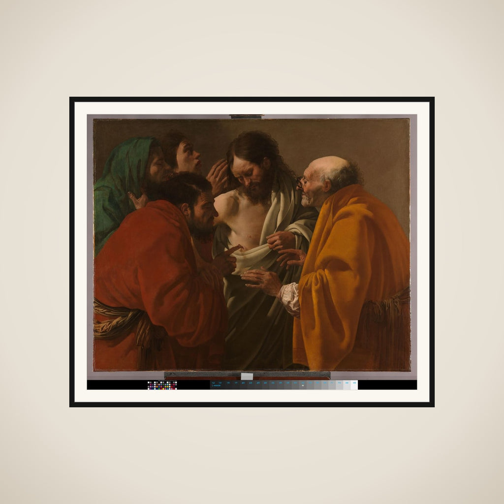 The Incredulity of St Thomas framed