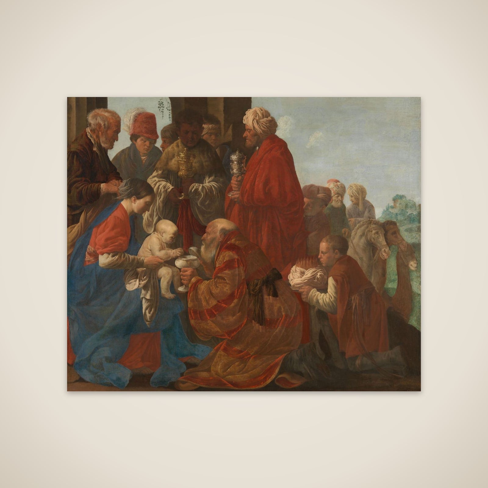 The Adoration of the Kings unframed print