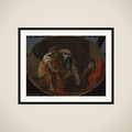 The Backgammon Players framed