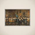 Officers and Other Civic Guardsmen of the IVth District of Amsterdam, under the Command of Captain Jan Claesz van Vlooswijck and Lieutenant Gerrit Hudde framed