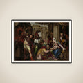 The Adoration of the Magi framed
