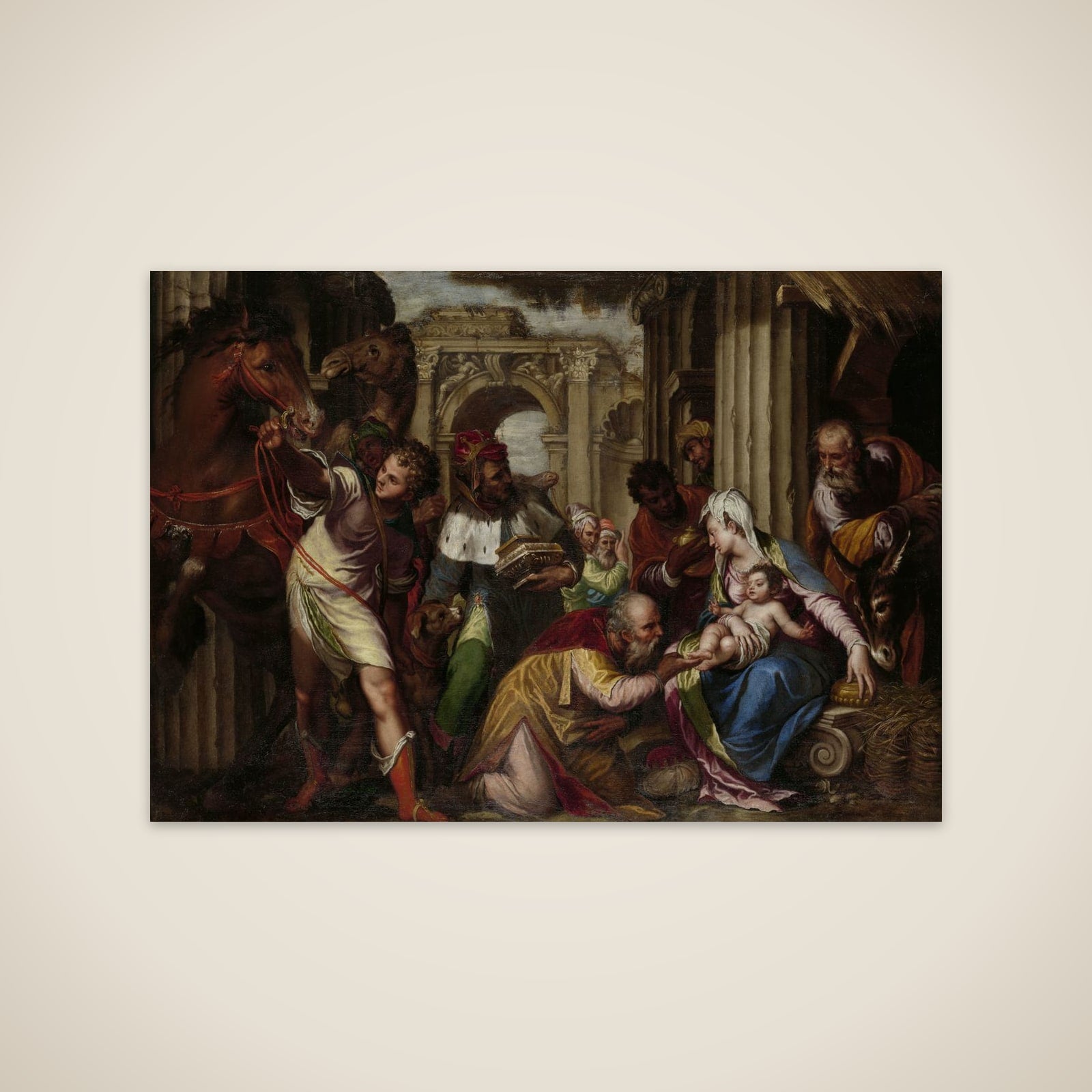 The Adoration of the Magi unframed print