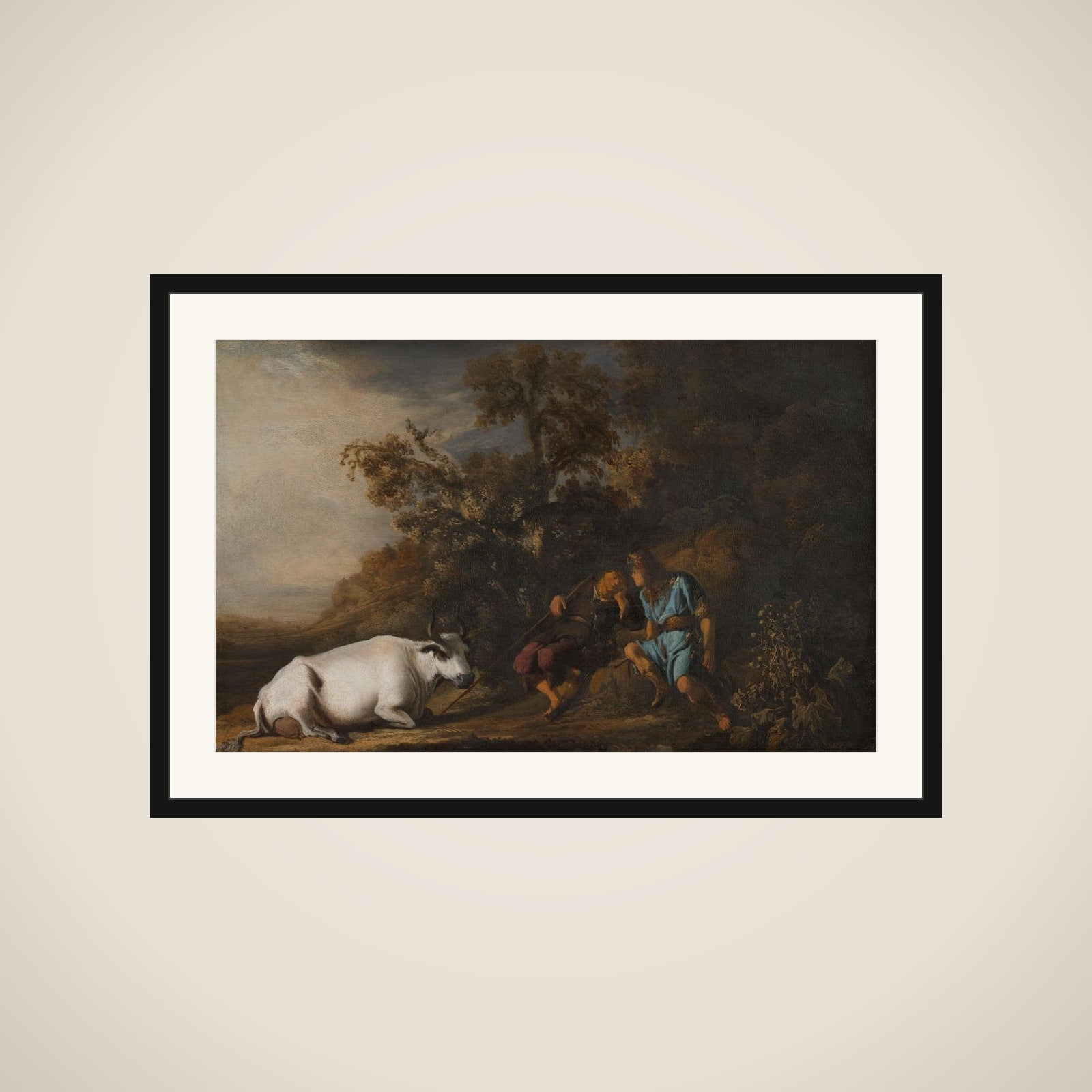 Mercury, Argus and Io framed