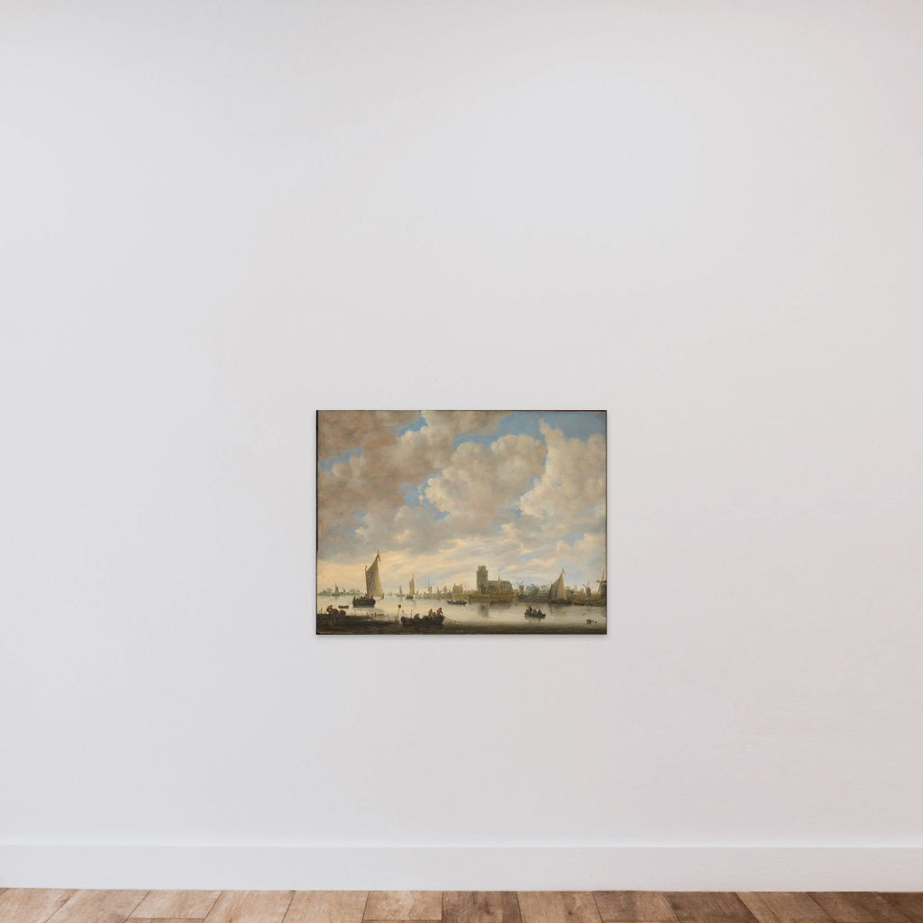 View of the Merwede off Dordrecht unframed — shown to scale