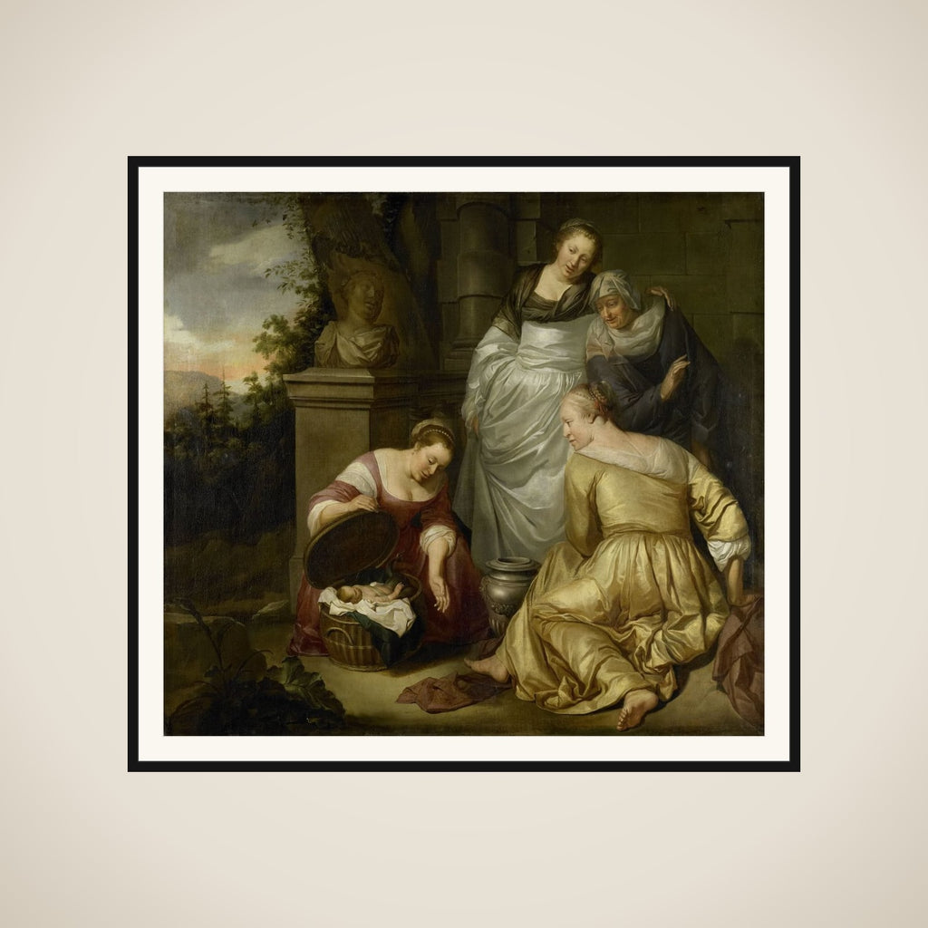 Erichthonius found by the daughters of Cecrops framed