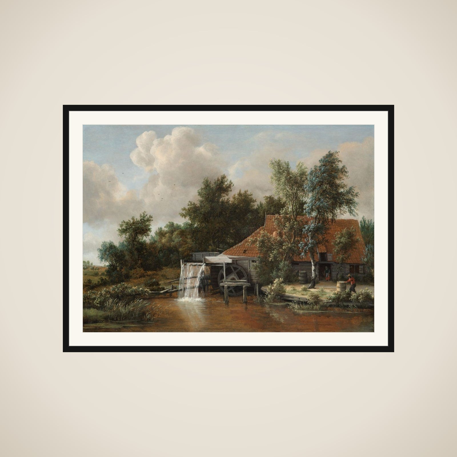 A Watermill framed