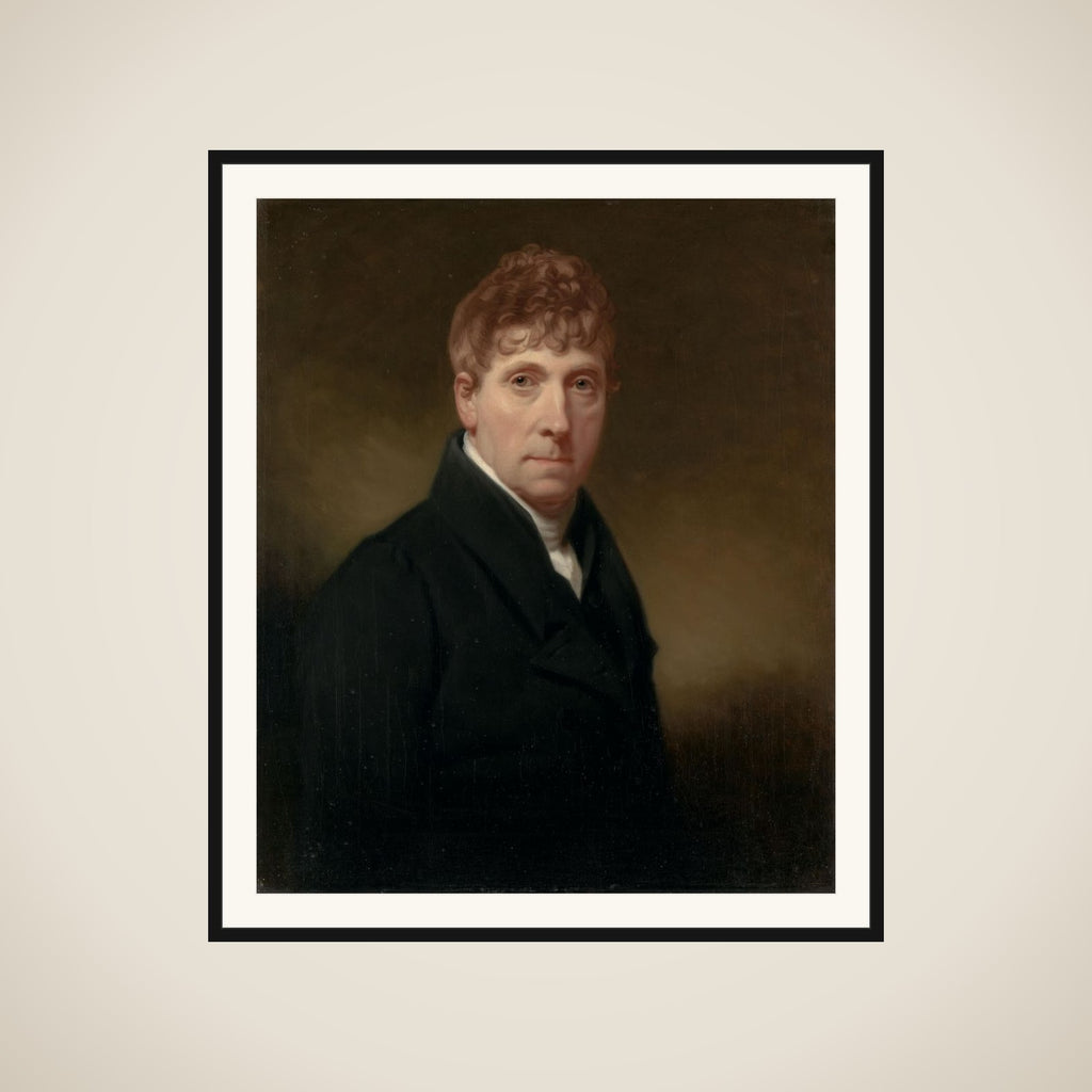 Self-portrait framed