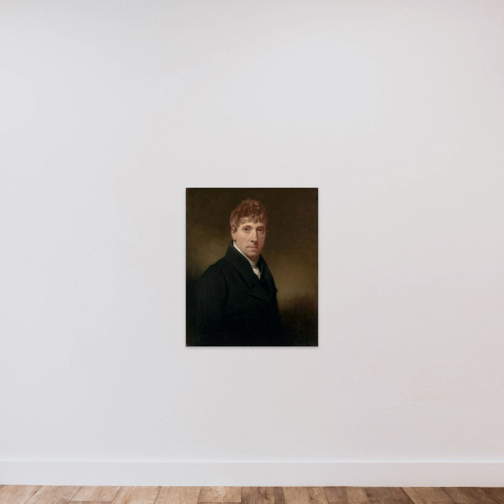Self-portrait unframed — shown to scale