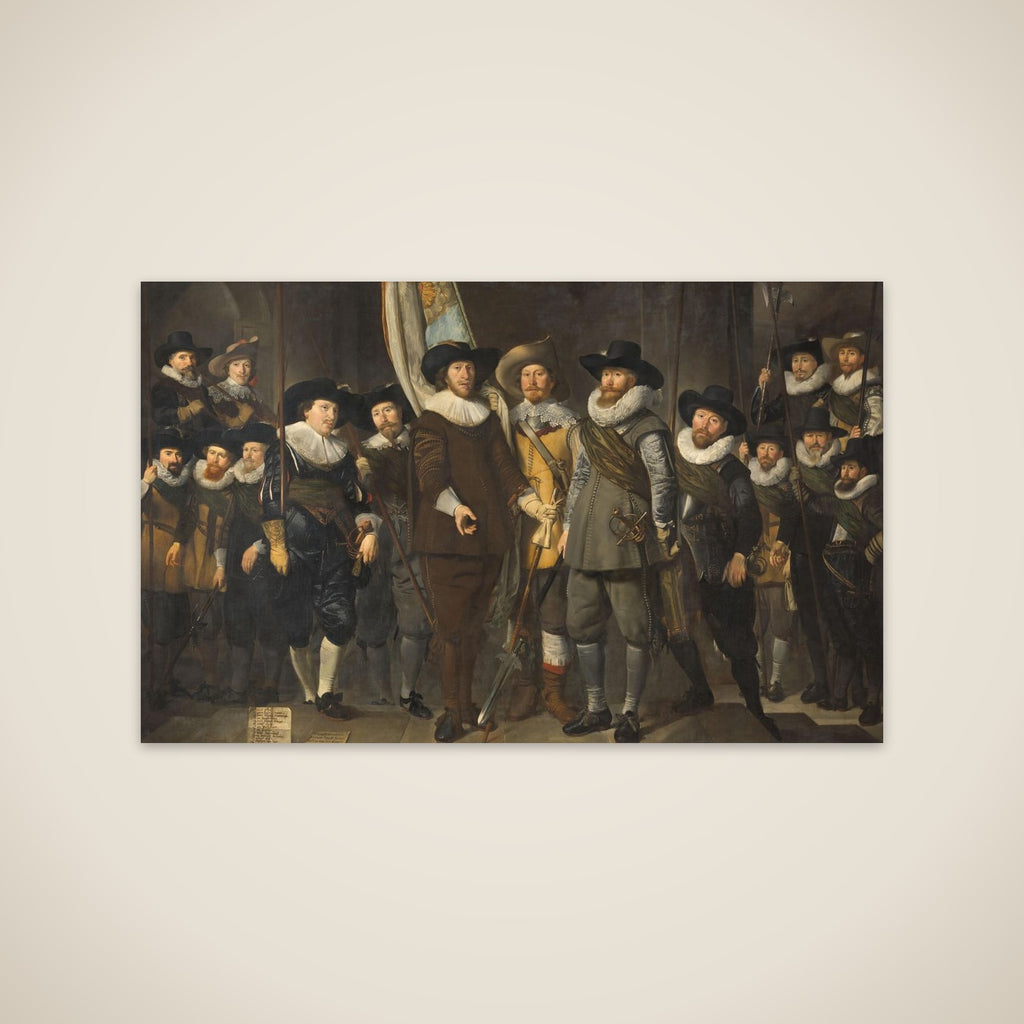 Officers and Other Civic Guardsmen of the IIIrd District of Amsterdam, under the Command of Captain Allaert Cloeck and Lieutenant Lucas Jacobsz Rotgans unframed print