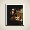 Old Woman Saying Grace, Known as ‘The Prayer without End’ framed