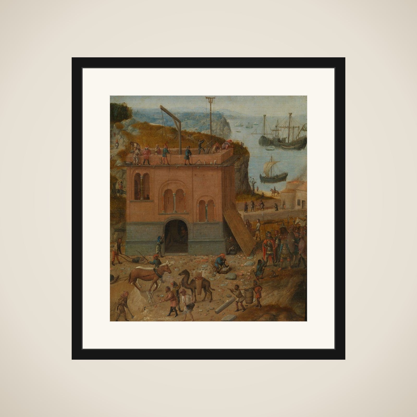The Tower of Babel framed