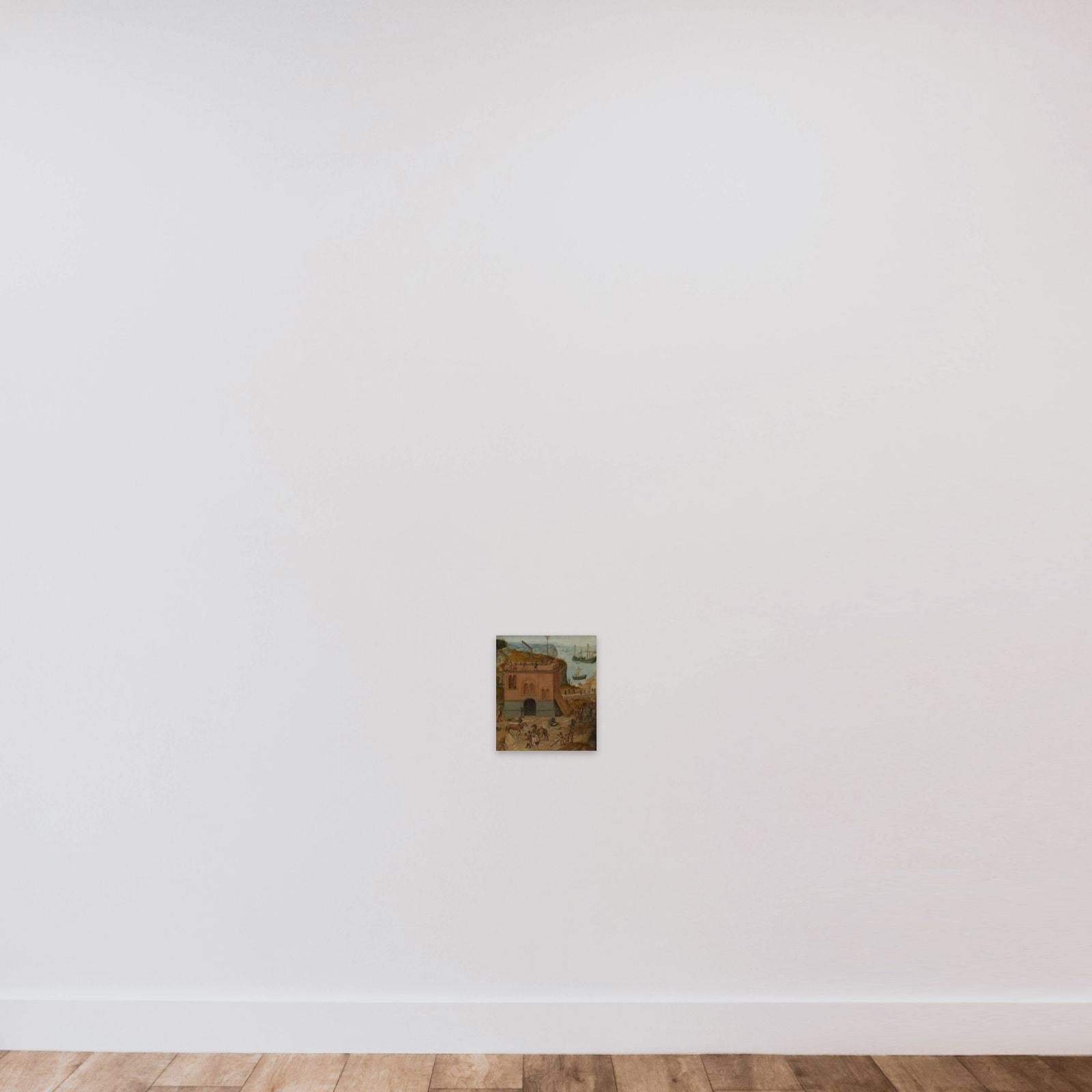 The Tower of Babel unframed — shown to scale