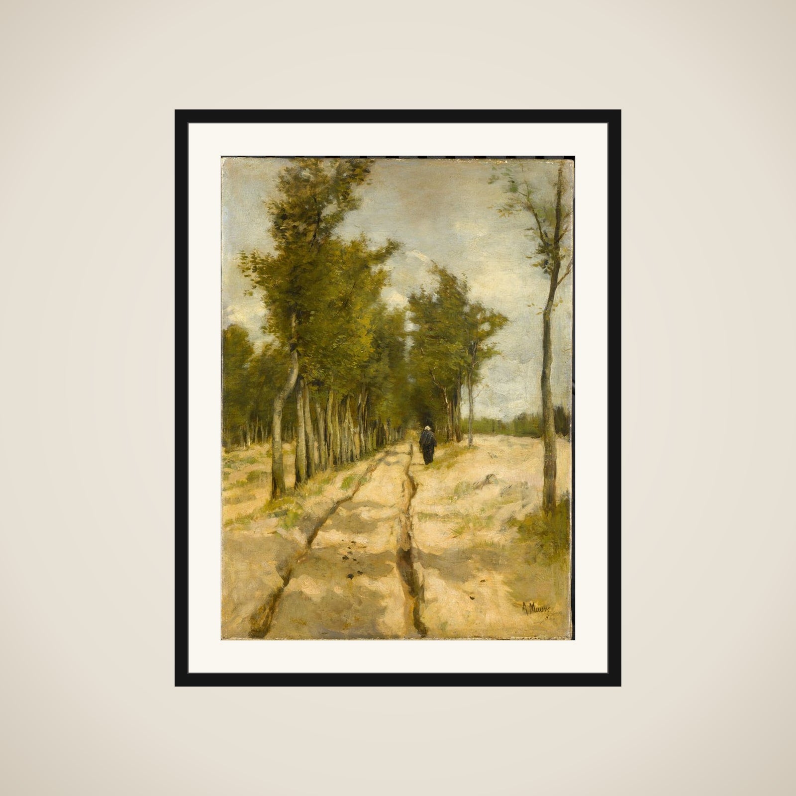 De Torenlaan te Laren framed