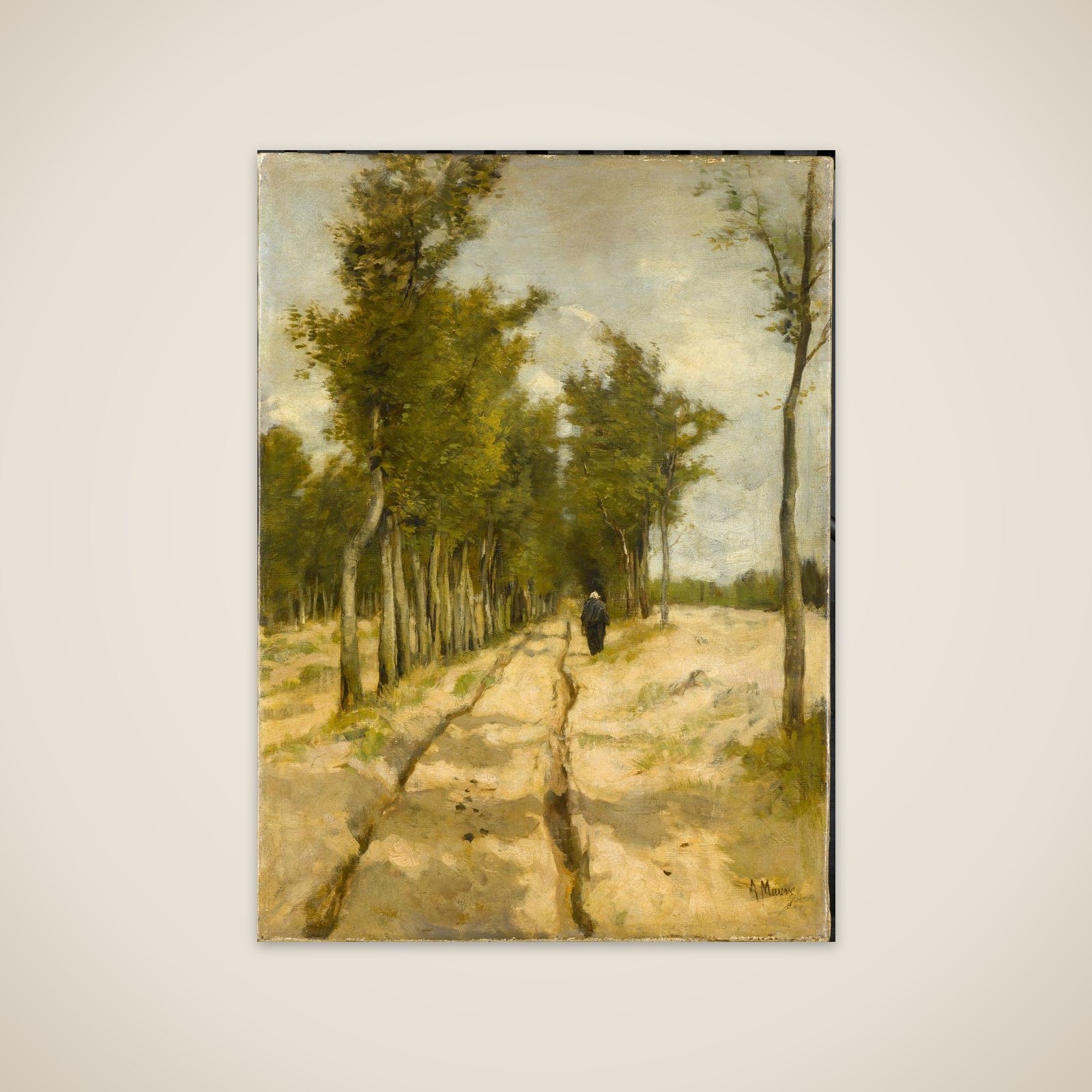 De Torenlaan te Laren unframed print