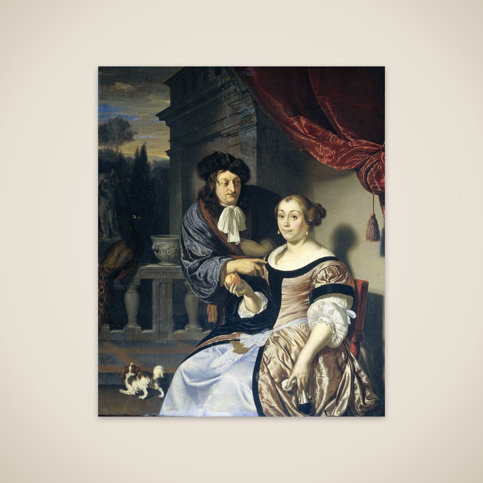 A Man and a Woman unframed print