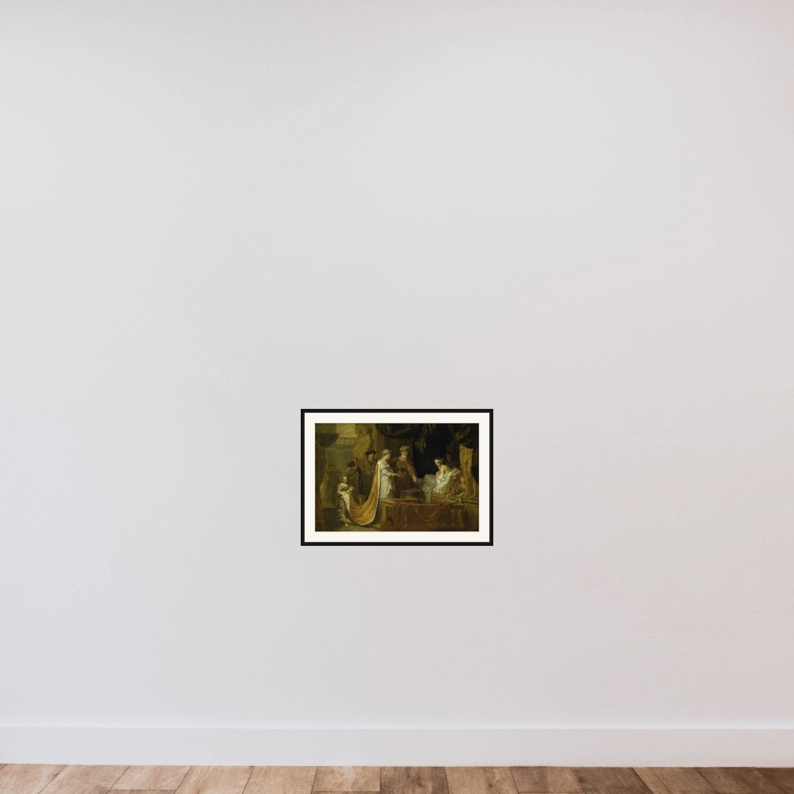 Antiochus and Stratonice framed — shown to scale