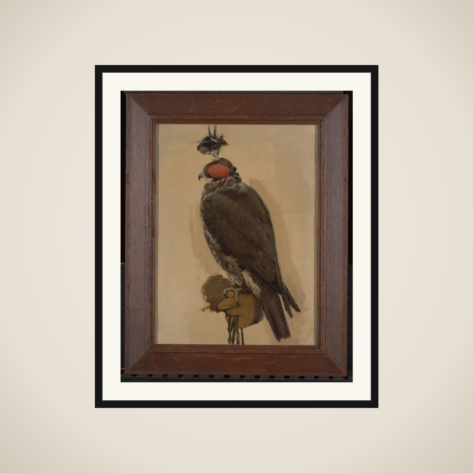 Portrait of de giervalk Zoë framed