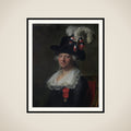 Portrait of Chevalier(ère) d’Éon framed