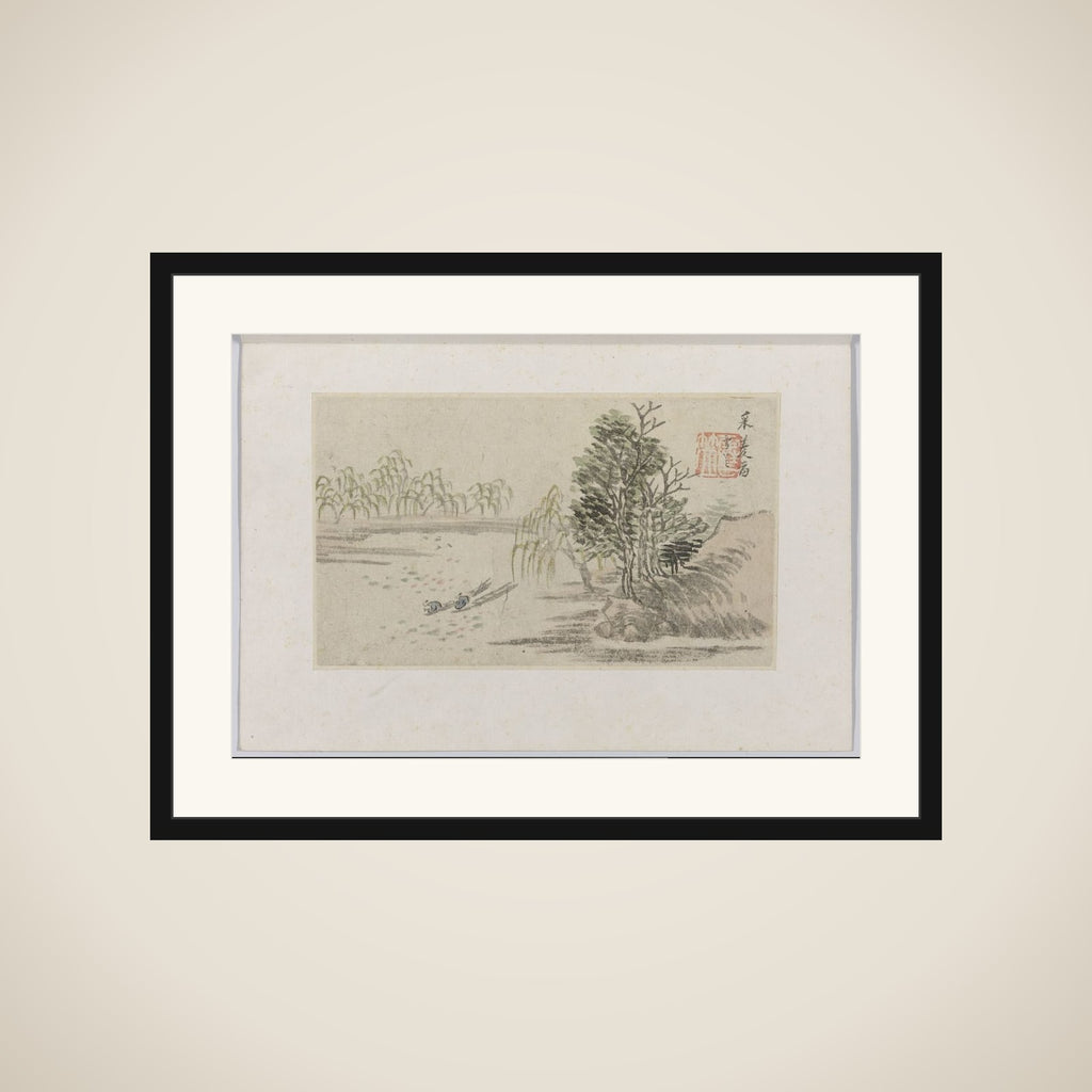 Landscape framed