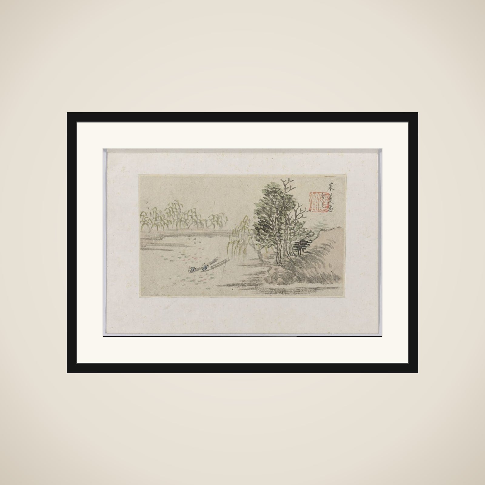Landscape framed