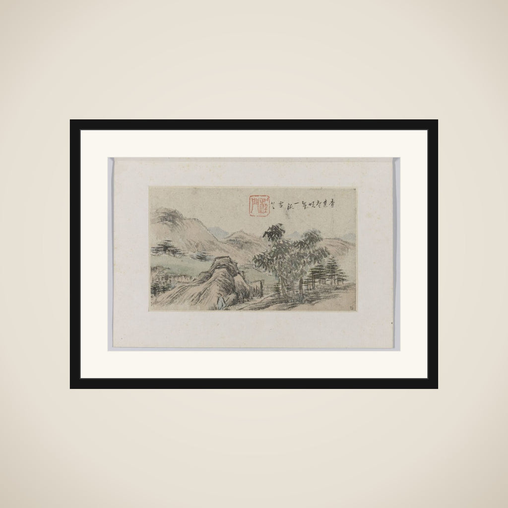 Landscape framed