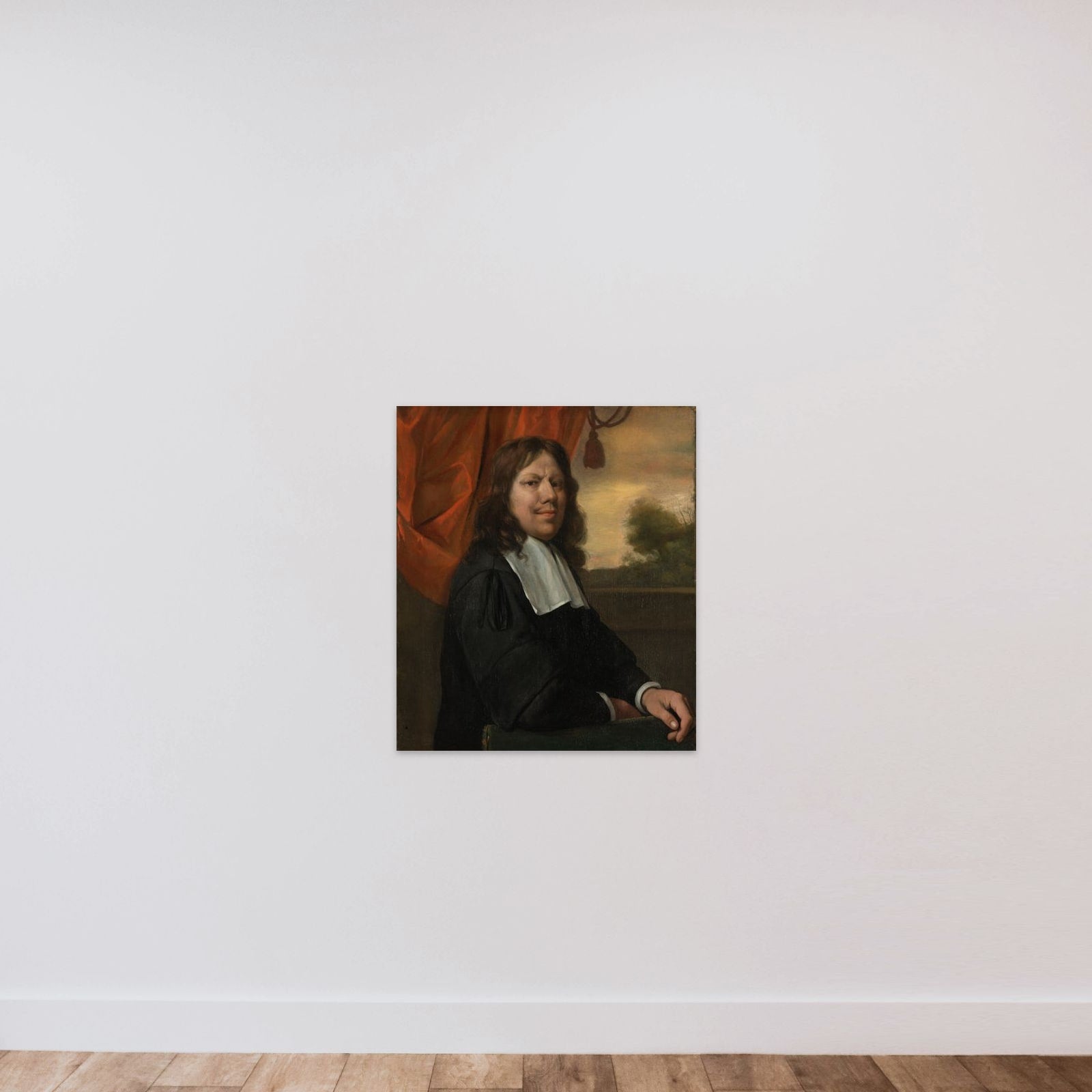 Self-Portrait unframed — shown to scale