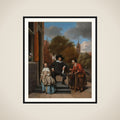 Adolf and Catharina Croeser, Known as ‘The Burgomaster of Delft and his Daughter’ framed