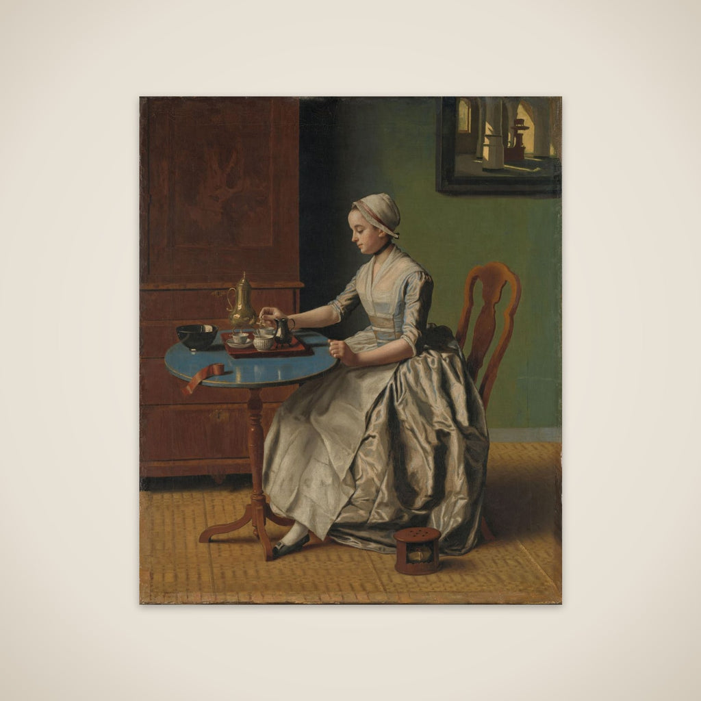 A Dutch Girl at Breakfast unframed print