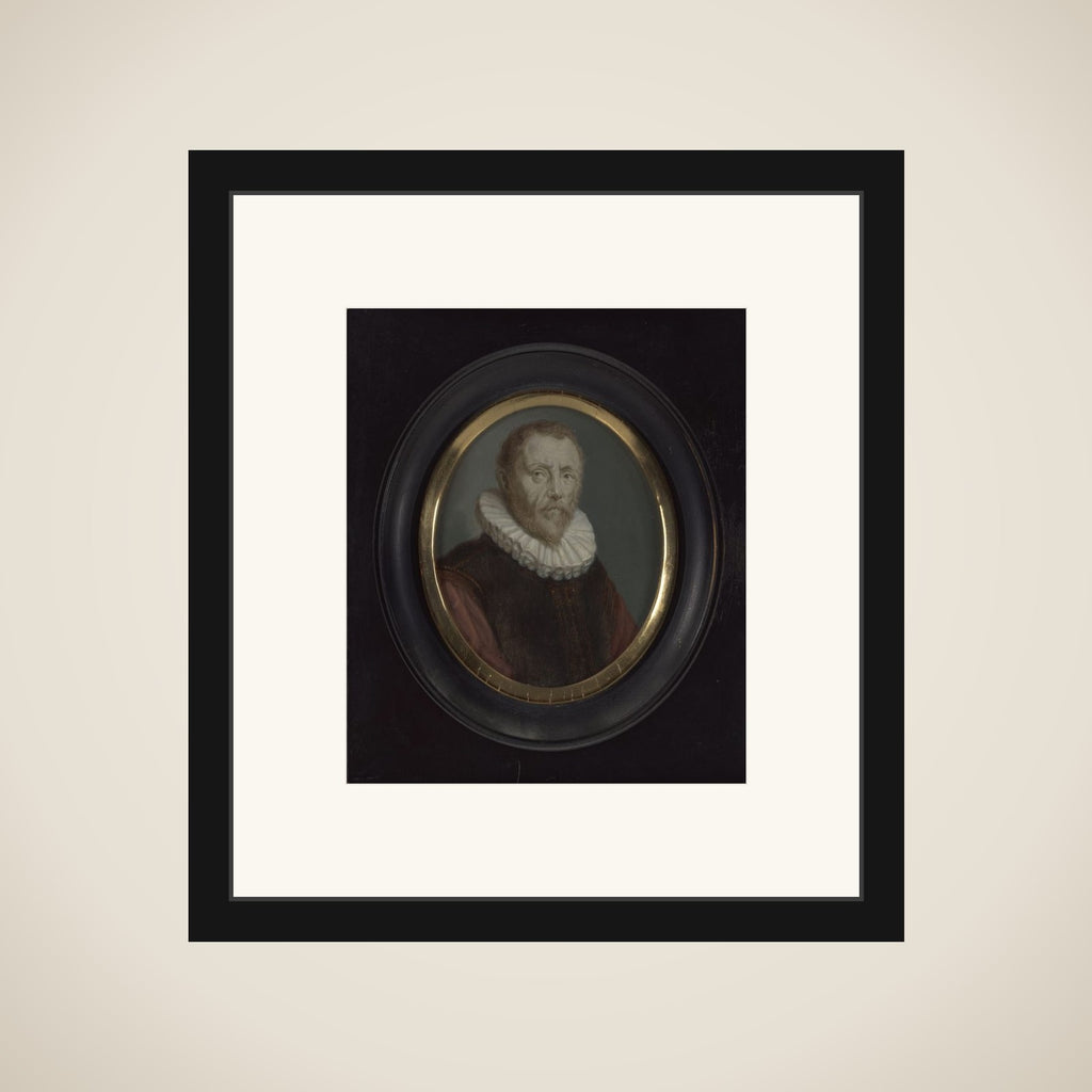 Portrait of Petrus Hogerbeets framed