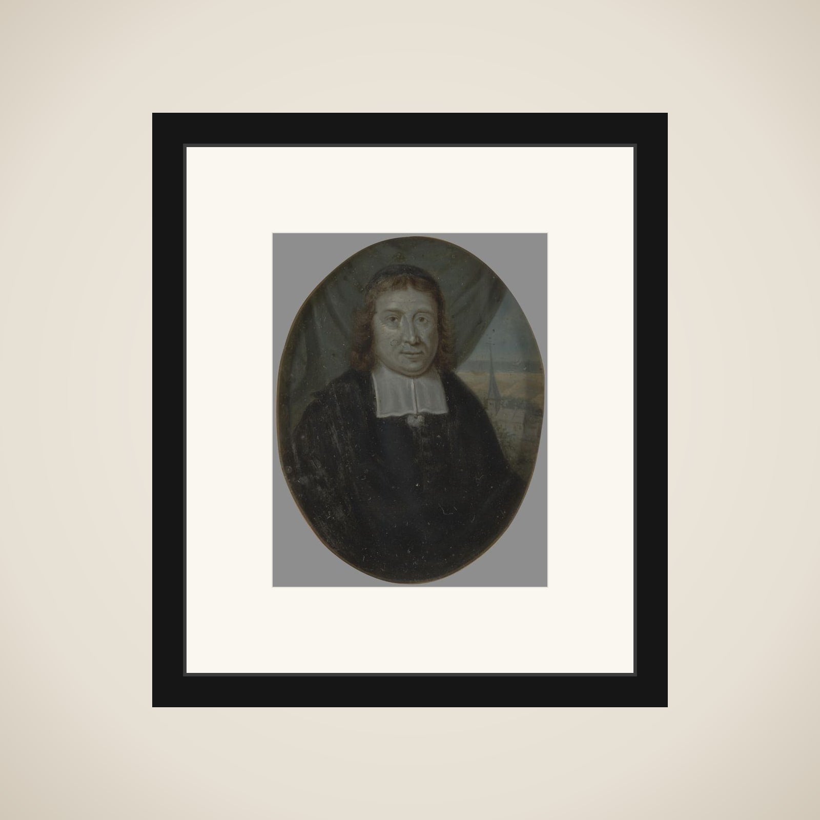 Portrait of Adriaan Pars framed