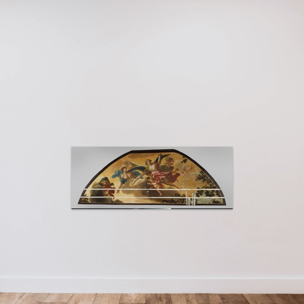 Plafondschildering met allegorische voorstelling van de Avond unframed — shown to scale