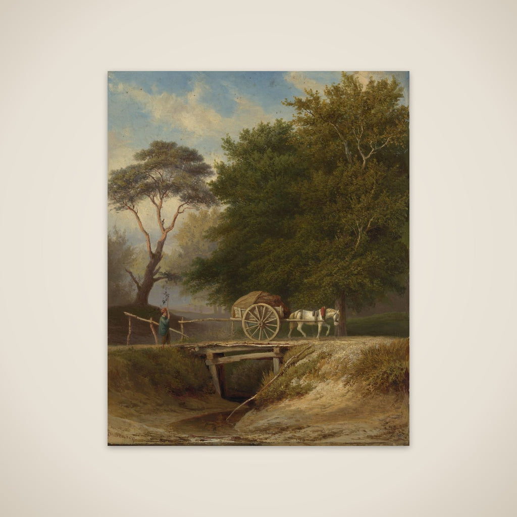 Landscape with brug te Wolfheze unframed print