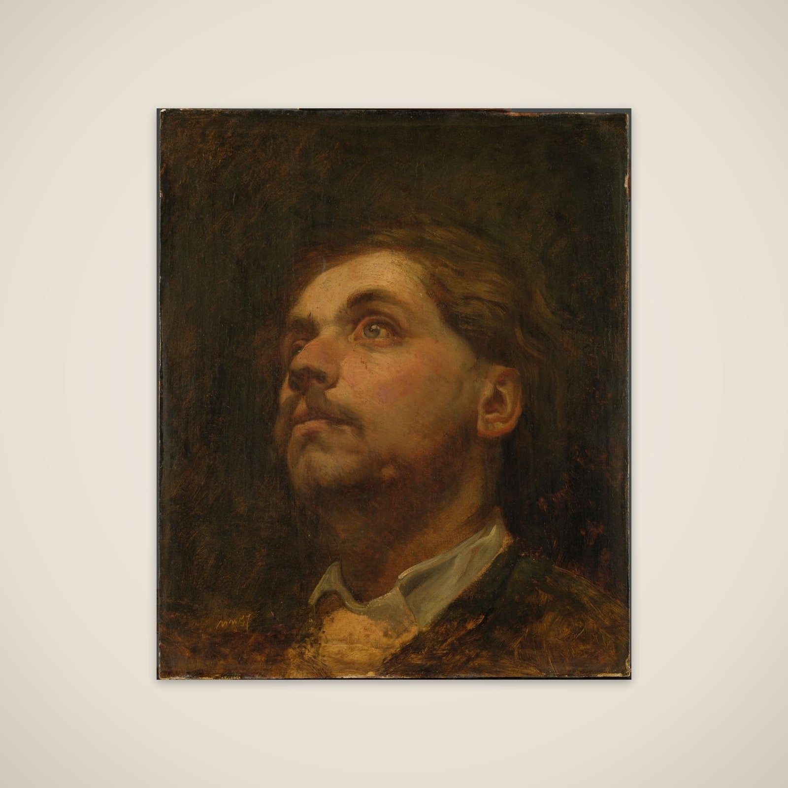 Portrait of Jacob Maris unframed print