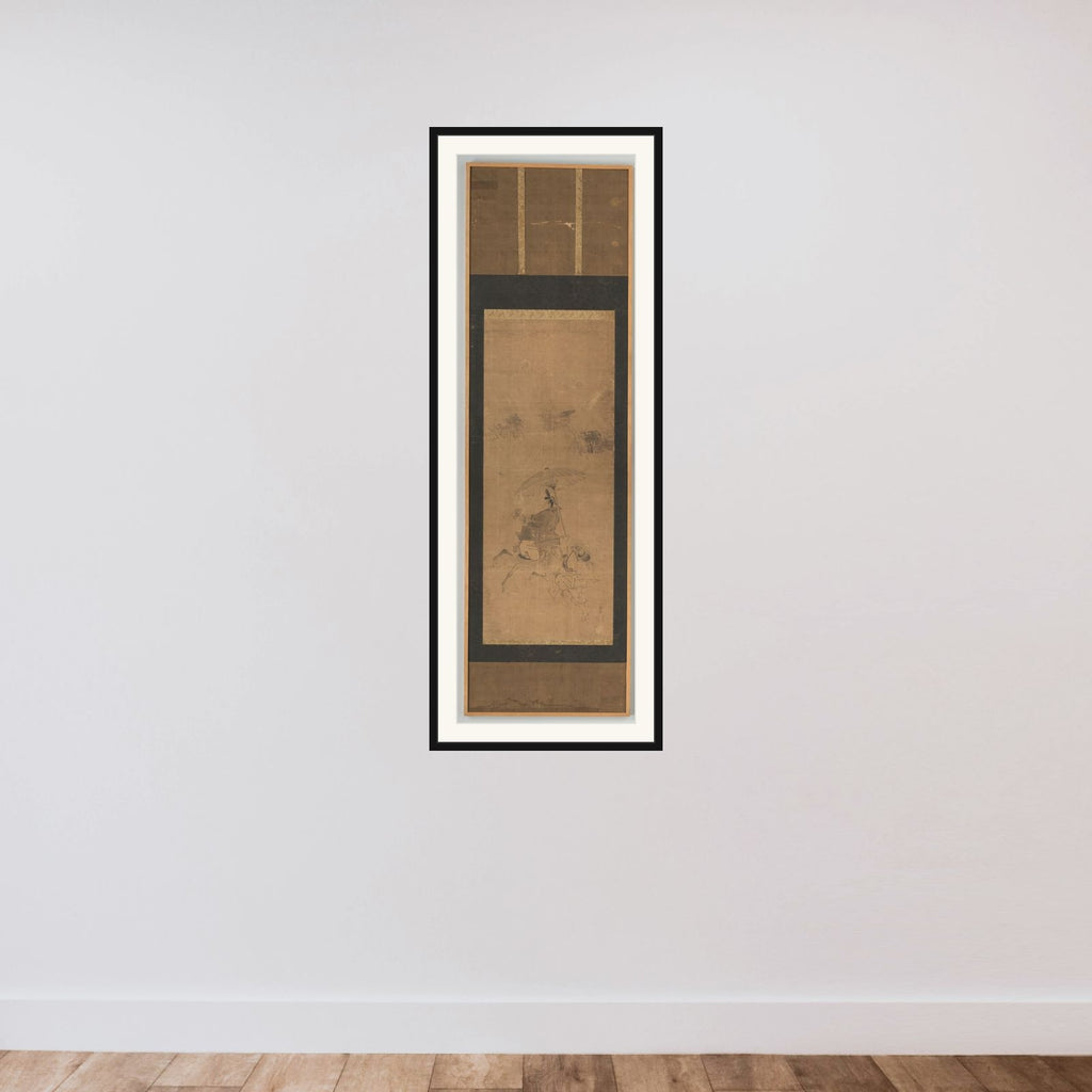 Schildering framed — shown to scale