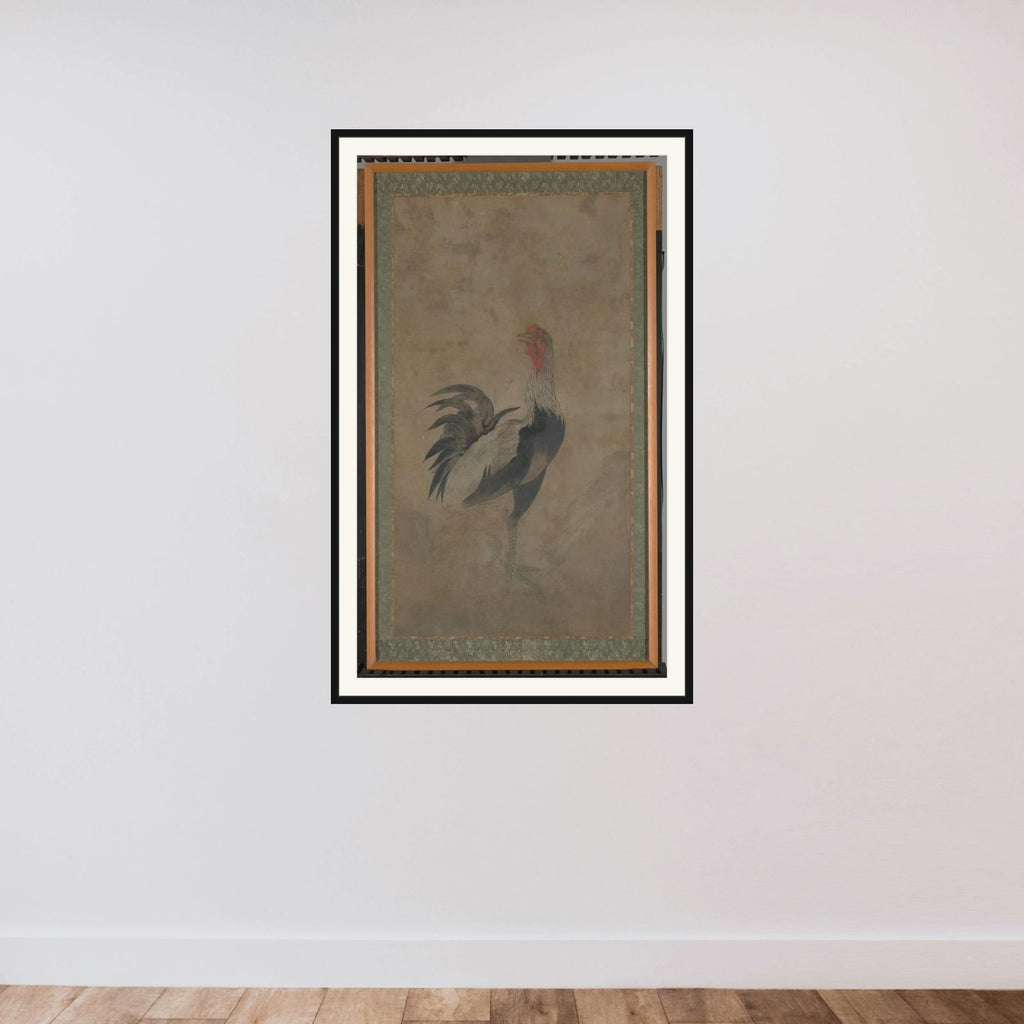 Schildering framed — shown to scale