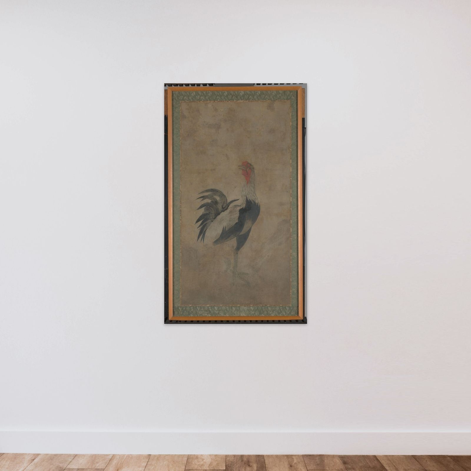 Schildering unframed — shown to scale